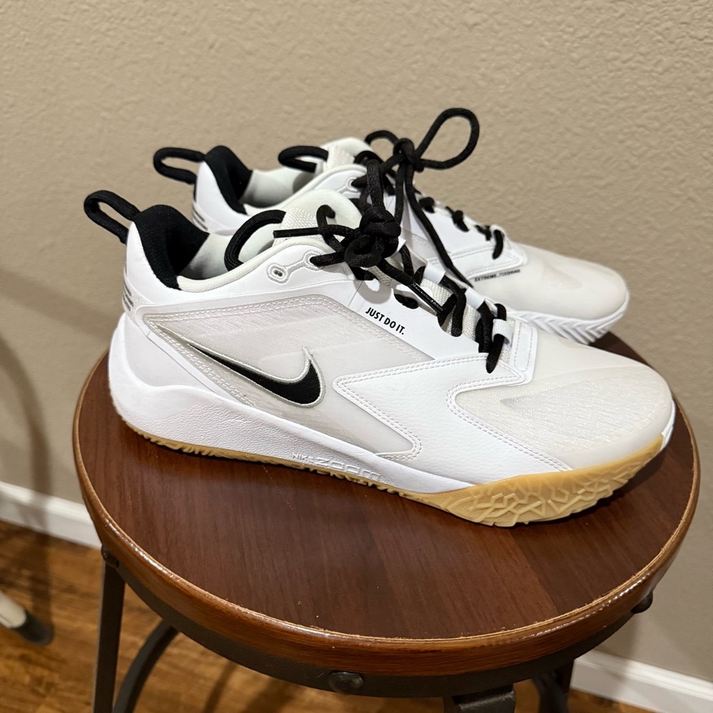 Nike White and Black Athletic Shoes